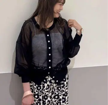 SLOBE IENA 시어 라미 가디건 2025 SS