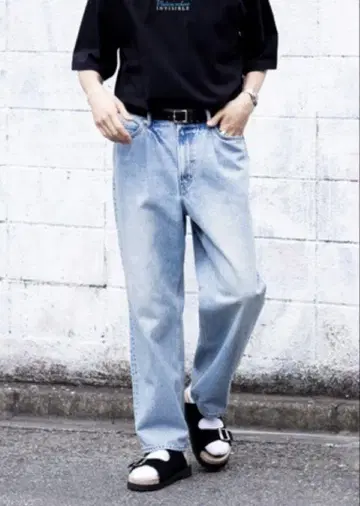 RAGEBLUE 10온스 스트레이트 데님 배기 팬츠 5P