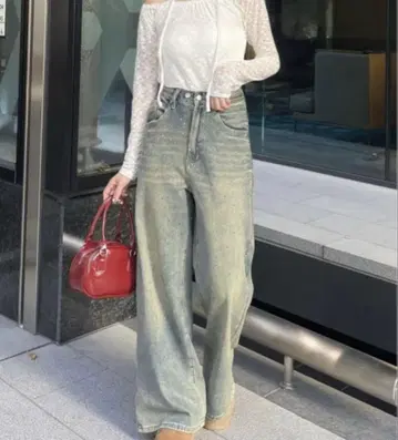 clear 큐빅 라이드 데님 팬츠 S 사이즈 여성용