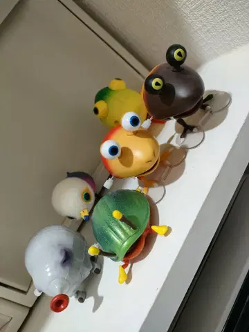 피크민 원생 생물 컬렉션 피규어 6체 세트