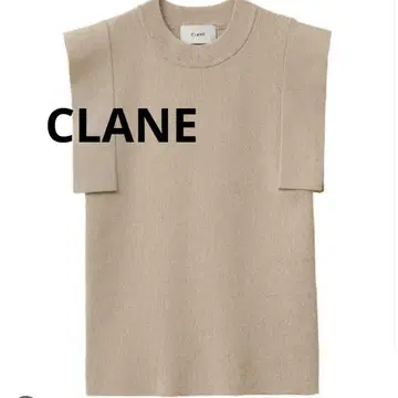 CLANE 스퀘어 슬리브 니트탑 SQUARE SLEEVE KNIT