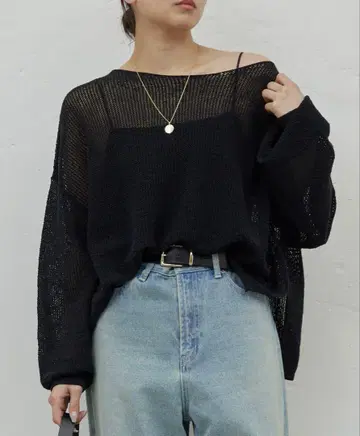 갈리아르다갈란테 린넨 메쉬 풀오버