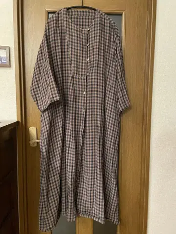 네스트로브 롱 셔츠 원피스