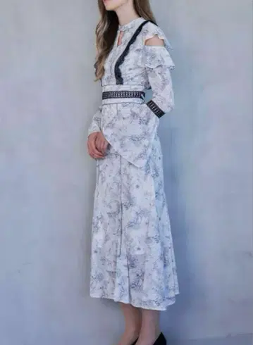 Riu Toile de Jouy dress 화이트