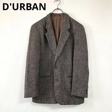 [ D'URBAN ] 더반 테일러드 재킷 헤링본 울 트위드