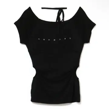 andmary Mary 로고 리본 tops
