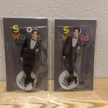 SnowMan 메구로 렌 Snow World 아크릴 스탠드 2개 세트