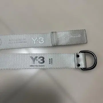 Y-3 화이트 벨트
