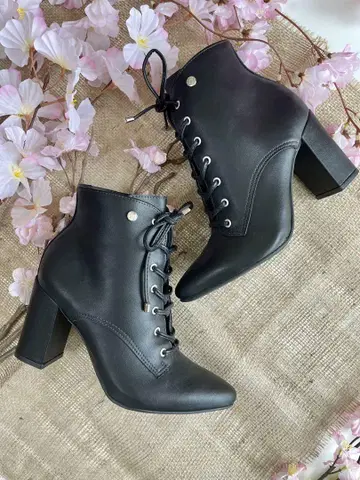 숏부츠 힐 하카마 졸업식 편하게 신기 좋은 트렌드 22.5cm