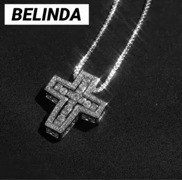 [정품 미사용 새상품] BELINDA 베린다 십자가 목걸이 실버
