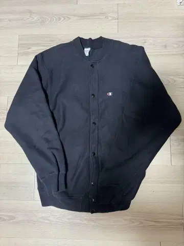90s Champion 리버스 위브 블랙 가디건