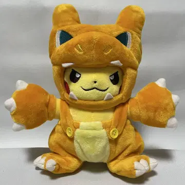 포켓몬 센터 리자몽 매니아 피카츄 봉제인형 인형옷