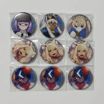FGO Fes. 2025 캔뱃지 9개 엘레나 스즈카고젠 완
