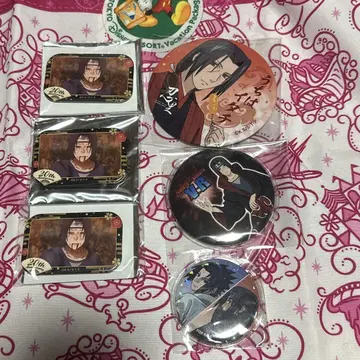NARUTO 우치하 이타치 캔뱃지 세트