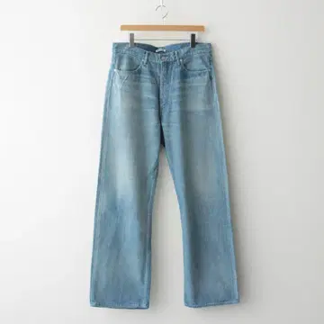 SELVEDGE FADED LIGHT DENIM PANTS 4