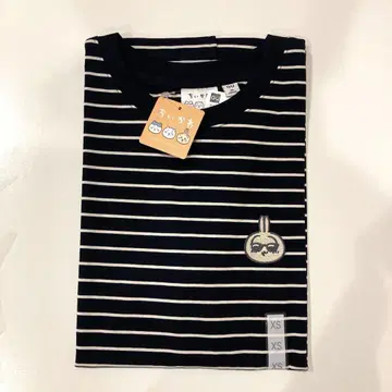 GU 치이카와 토끼 보더 T셔츠