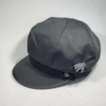새상품급 WEDNESDAY CA4LA 콜라보 헌팅 캡 블랙 퍼플