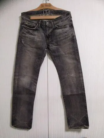 HYSTERIC GLAMOUR 스트레이트 데님 블랙