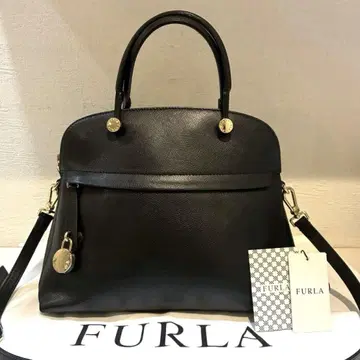 [새상품급] FURLA 훌라 파이퍼 M 핸드백 2way 블랙