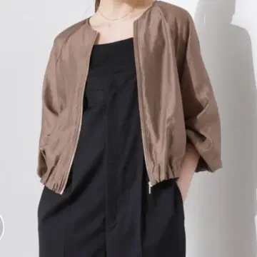 나노 유니버스 시어 지퍼 블루종