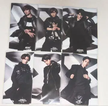 SixTONES 러프스톤 클리어 파일 6매 세트