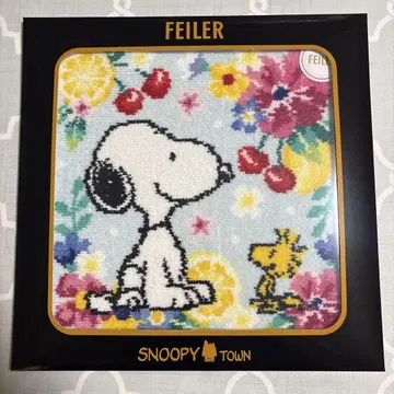 FEILER 페일러 타월 손수건 스누피 후르츠&플라워