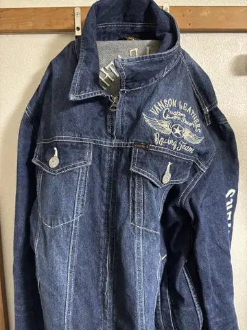 Vanson Leathers 데님 오버롤