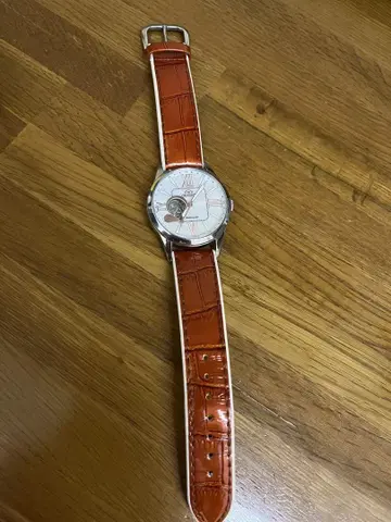 ORIENT 오토매틱 아날로그 시계 화이트