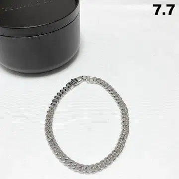 새상품 7.7 TOMWOOD L 커브 체인 팔찌 은 17034