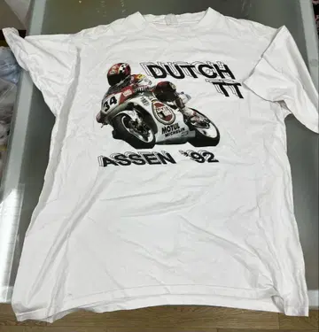 Dutch TT 아센에서 개최된 레이스를 기념한 빈티지 티셔츠, 레어