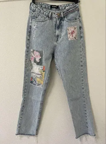 Desigual 데시구알 패치워크 자수 디자인 데님 24