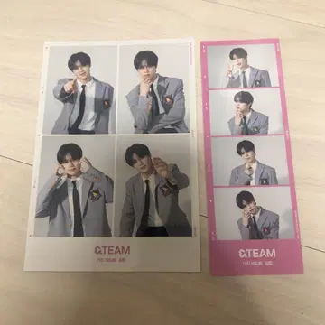 &TEAM K we weverse 유니버셜 럭키드로우 4cut 세트