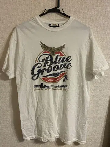 BLUE GROOVE VINTAGE 티셔츠 M 화이트