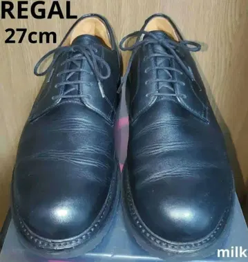 상태 좋음 REGAL 리갈 GORE-TEX 플레인 토 드레스 27cm