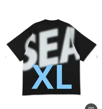 wind and sea 윈드앤씨 XL 사이즈 블랙 BIG LOGO