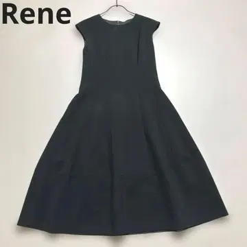 최근 르네 Daily Dress 플레어 롱 슬리브리스 원피스