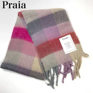 Praia 프라이아 머플러 체크 B3807