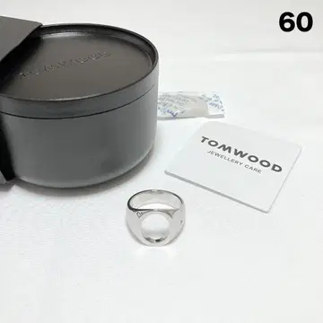 새상품 60 TOMWOOD Oval Open Ring 반지 은 18067