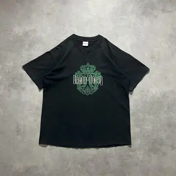 90년대 빈티지 USA 헐리 로고 페이드 티셔츠 tee