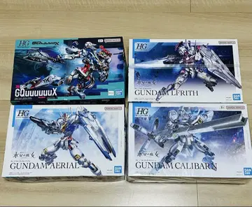 HG 건담 프라모델 4체 세트 GUNDAM