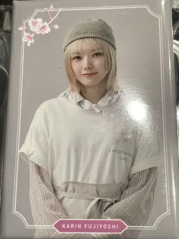 사쿠라자카46 후지요시 카린 사쿠라자카 카페 캔 마그넷