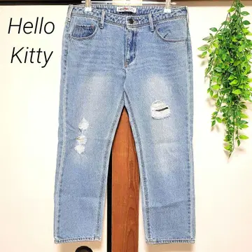 Hello Kitty 헬로키티 키티 데님 청바지 자수