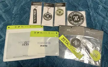 ZETA 러버 키홀더 코스터 지퍼팩 스티커