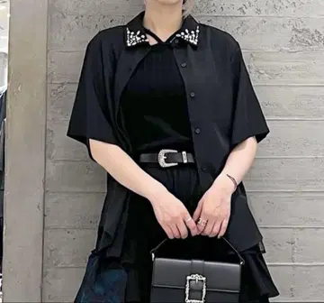 HARE 옷깃 비쥬 셔츠