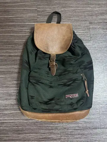 80년대 USA 제작 JANSPORT 백팩 가죽 bottom