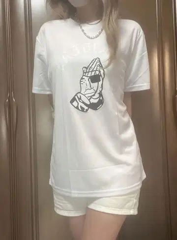 빈티지 기도하는 손 레이더스 힙합 레어 티셔츠 단 한 점