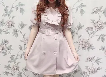 evelyn 벨트 프릴 원피스