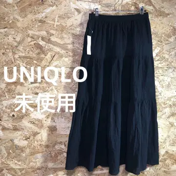 [ 5590번 ] UNIQLO 크링클 코튼 캉캉 스커트 미사용