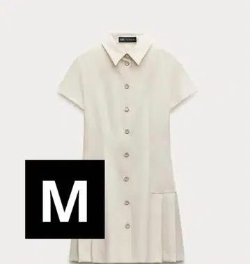 ZARA 반팔 카라 미니 원피스 원피스