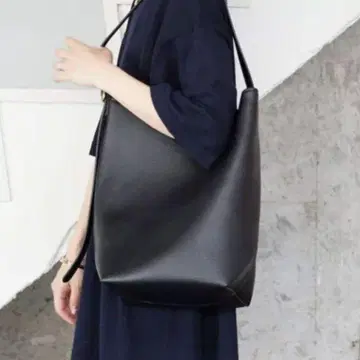 SLOBE IENA 스퀘어 토트백 프리 블랙